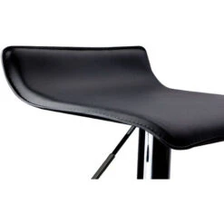 Coppia Di 2 Sgabelli Da Pub Bar Cucina In Ecopelle Imbottita Modello Graziano Colore Nero 7 Coppia Di 2 Sgabelli Da Pub Bar Cucina In Ecopelle Imbottita Modello Graziano Colore Nero -Vendite HOMCOM || VIDAXL || Songmics 10834467 3