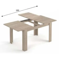 Tavolo 140x90 Cm Rovere Chiaro Allungabile Rovere Chiaro 11 Tavolo 140x90 Cm Rovere Chiaro Allungabile Rovere Chiaro -Vendite HOMCOM || VIDAXL || Songmics 11024196 5