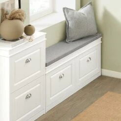 Scarpiera Salvaspazio Slim Mobili Per Scarpe Serie Scarpiere 104x24x52cm SoBuy Bianco FSR64-W -Vendite HOMCOM || VIDAXL || Songmics 11939600 4