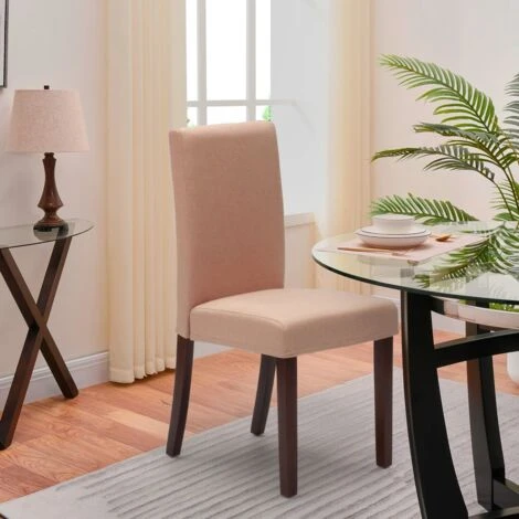 Sedia In Legno Imbottita Stile Henriksdal Per Cucina Sala Da Pranzo Comfort Colore: Beige 4 Sedia In Legno Imbottita Stile Henriksdal Per Cucina Sala Da Pranzo Comfort Colore: Beige - immagine 2