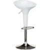 Sgabello Cucina Regolabile In Acciaio E ABS Seduta Girevole Bianco Casa Bar 1 Sgabello Cucina Regolabile In Acciaio E ABS Seduta Girevole Bianco Casa Bar -Vendite HOMCOM || VIDAXL || Songmics 14358339 1
