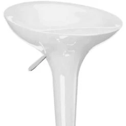 Sgabello Cucina Regolabile In Acciaio E ABS Seduta Girevole Bianco Casa Bar -Vendite HOMCOM || VIDAXL || Songmics 14358339 2