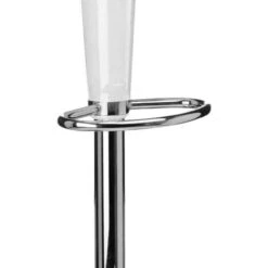 Sgabello Cucina Regolabile In Acciaio E ABS Seduta Girevole Bianco Casa Bar -Vendite HOMCOM || VIDAXL || Songmics 14358339 3