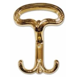 Appendiabiti In Zama Art 2388 Oro Lucido Misura 132x96 Mm