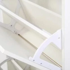 Scarpiera 2 Ante Ripiani Doppia Profondita In Melamina 60x24x83cm Colore Bianco 11 Scarpiera 2 Ante Ripiani Doppia Profondita In Melamina 60x24x83cm Colore Bianco -Vendite HOMCOM || VIDAXL || Songmics 14766319 5