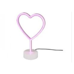 Trio Lighting Italia Heart Lampada Da Tavolo Led 1,8w In Plastica Colore Bianco Con Interruttore On/off R55210101 -Vendite HOMCOM || VIDAXL || Songmics 14949672 2