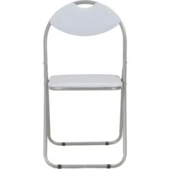 Sedie Da Pranzo Pieghevoli 2 Pz Bianche In Similpelle VidaXL 10 Sedie Da Pranzo Pieghevoli 2 Pz Bianche In Similpelle VidaXL -Vendite HOMCOM || VIDAXL || Songmics 15093881 4