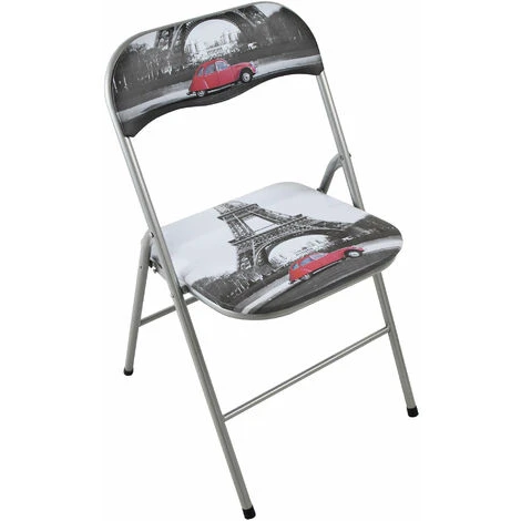 Set Di 6 Sedie Slim Pieghevoli Parigi Di Design Con Comoda Imbottitura Nella Seduta Per Ospiti, Ufficio, Casa 4 Set Di 6 Sedie Slim Pieghevoli Parigi Di Design Con Comoda Imbottitura Nella Seduta Per Ospiti, Ufficio, Casa - immagine 2