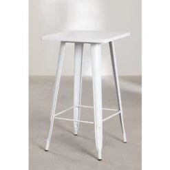 SKLUM Tavolo Alto Quadrato In Acciaio (60x60 Cm) LIX Bianco -Vendite HOMCOM || VIDAXL || Songmics 16515001 3