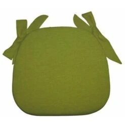 Olibo' Cuscino Per Sedia Con Lacci Sagomato Verde