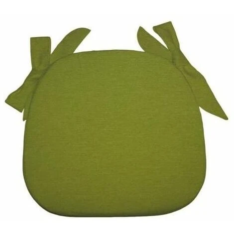 Olibo' Cuscino Per Sedia Con Lacci Sagomato Verde 2 Olibo' Cuscino Per Sedia Con Lacci Sagomato Verde
