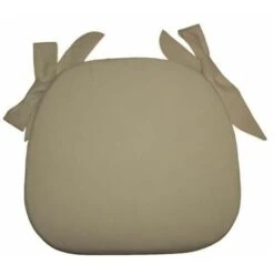 Olibo' Cuscino Per Sedia Con Lacci Sagomato Ecru