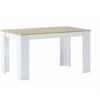 Skraut Home - Tavolo Da Pranzo E Soggiorno, Rettangolare, Da 140 Cm, Rovere Chiaro E Bianco, Misure: 80 L X 138 Lunghezza 75 Cm Altezza Fino A 6 Persone 1 Skraut Home - Tavolo Da Pranzo E Soggiorno, Rettangolare, Da 140 Cm, Rovere Chiaro E Bianco, Misure: 80 L X 138 Lunghezza 75 Cm Altezza Fino A 6 Persone -Vendite HOMCOM || VIDAXL || Songmics 17391700 1