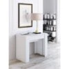 TAVOLO CONSOLLE ALLUNGABILE LAMINATO BIANCO 90X52CM 2 TAVOLO CONSOLLE ALLUNGABILE LAMINATO BIANCO 90X52CM -Vendite HOMCOM || VIDAXL || Songmics 18039298 1