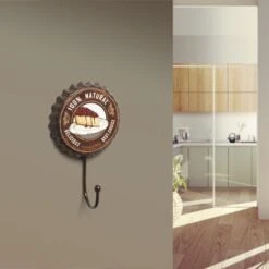 Appendiabiti Da Parete Vintage Stile Decorativo Fatto Di Ferro Finitura Illustrata Grande Capacità Di Carico Misure 10754170mm Sistema Di Fissaggio Sospeso 1 Unità -Vendite HOMCOM || VIDAXL || Songmics 18088437 3