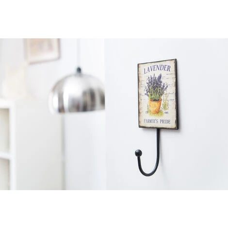 Appendiabiti Da Parete Vintage Stile Decorativo Fatto Di Ferro Finitura Illustrata Grande Capacità Di Carico Misure 9057200mm Sistema Di Fissaggio Sospeso 1 Unità 4 Appendiabiti Da Parete Vintage Stile Decorativo Fatto Di Ferro Finitura Illustrata Grande Capacità Di Carico Misure 9057200mm Sistema Di Fissaggio Sospeso 1 Unità - immagine 2