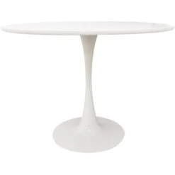 TAVOLO ROTONDO BIANCO IN MDF DIAM. 100CM 8 TAVOLO ROTONDO BIANCO IN MDF DIAM. 100CM -Vendite HOMCOM || VIDAXL || Songmics 18090859 2