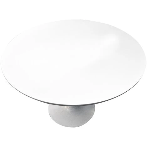 TAVOLO ROTONDO BIANCO IN MDF DIAM. 100CM 5 TAVOLO ROTONDO BIANCO IN MDF DIAM. 100CM - immagine 3