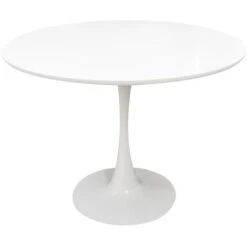 TAVOLO ROTONDO BIANCO IN MDF DIAM. 100CM 11 TAVOLO ROTONDO BIANCO IN MDF DIAM. 100CM -Vendite HOMCOM || VIDAXL || Songmics 18090859 5