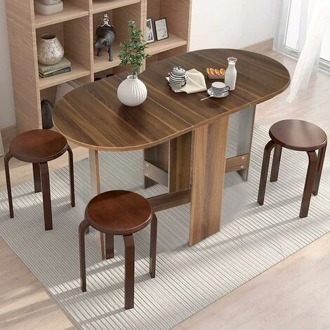Tavolo Pieghevole Da Pranzo, Tavolo Da Lavoro, Tavolo Multiuso, Design Moderno, 163 X 80 X 75 Cm 4 Tavolo Pieghevole Da Pranzo, Tavolo Da Lavoro, Tavolo Multiuso, Design Moderno, 163 X 80 X 75 Cm - immagine 2