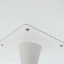 Tavolo Tulip 120 Cm Rotondo Bianco E Nero Per Soggiorno Bar Cucina Ristorante Colore: Bianco -Vendite HOMCOM || VIDAXL || Songmics 18809886 5