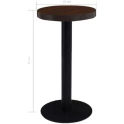 Tavolo Da Bistrot Marrone Scuro 40 Cm In MDF VidaXL -Vendite HOMCOM || VIDAXL || Songmics 18899420 5