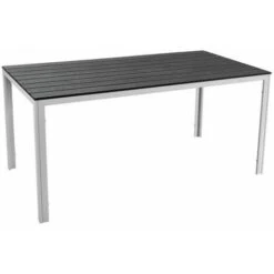 Amicasa Tavolo Roma 156x78cm Bianco/Grigio