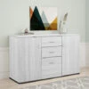 CREDENZA MODERNA ROVERE SBIANCATO 2 CREDENZA MODERNA ROVERE SBIANCATO -Vendite HOMCOM || VIDAXL || Songmics 19484608 1