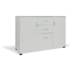 CREDENZA MODERNA ROVERE SBIANCATO 8 CREDENZA MODERNA ROVERE SBIANCATO -Vendite HOMCOM || VIDAXL || Songmics 19484608 2