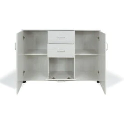 CREDENZA MODERNA ROVERE SBIANCATO 9 CREDENZA MODERNA ROVERE SBIANCATO -Vendite HOMCOM || VIDAXL || Songmics 19484608 3