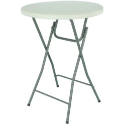 Tavolo Da Bar Pieghevole Altezza: 110 Cm Diametro Piano Tavolo: Ø80 Cm