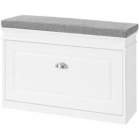 Mobili Per Scarpe Serie Scarpiere 1 Anta 1 Cuscino SoBuy 75x24x51cm Bianco FSR82-L-W 3 Mobili Per Scarpe Serie Scarpiere 1 Anta 1 Cuscino SoBuy 75x24x51cm Bianco FSR82-L-W