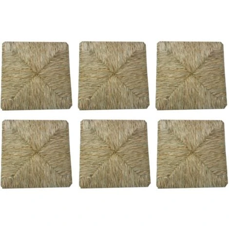 6 Pezzi Seduta Sedile Fondo Pannello Quadrato Di Ricambio Impagliato Per Sedia Legno Paesana In Paglia Struttura In Legno 3 6 Pezzi Seduta Sedile Fondo Pannello Quadrato Di Ricambio Impagliato Per Sedia Legno Paesana In Paglia Struttura In Legno