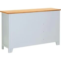Credenza 110x33,5x70 Cm In Massello Di Rovere VidaXL -Vendite HOMCOM || VIDAXL || Songmics 23441249 5