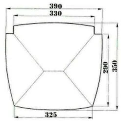 Ricambio Per Sedia In Paglia Modello Venezia - C1212 -Vendite HOMCOM || VIDAXL || Songmics 24074577 3