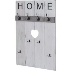 Serie Vintage Appendiabiti Guardaroba HWC-C89 Home 91x60cm Bianco