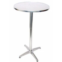 Tavolo Bistro Bar M28 Alluminio 60x60x70/110cm Da Interni