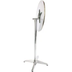 Tavolo Bistro Bar Giardino M28 Alluminio 60x60x70/110cm Piede Pesante -Vendite HOMCOM || VIDAXL || Songmics 24736665 4