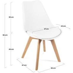 Sedie Da Pranzo Bianche, Design Nordico, Sedie Tulip Per Soggiorno, Salotto, Ufficio O Terrazza, Schienale Ergonomico, Seduta Imbottita E Gambe In Legno, Stile Scandinavo, Bianco, Set Di 4 Sedie 9 Sedie Da Pranzo Bianche, Design Nordico, Sedie Tulip Per Soggiorno, Salotto, Ufficio O Terrazza, Schienale Ergonomico, Seduta Imbottita E Gambe In Legno, Stile Scandinavo, Bianco, Set Di 4 Sedie -Vendite HOMCOM || VIDAXL || Songmics 26129746 3