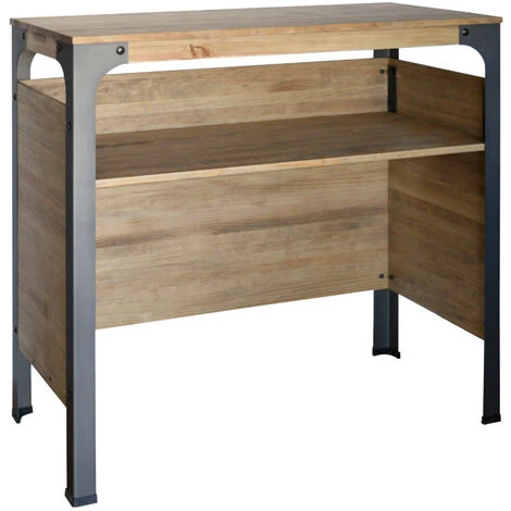 Bancone Da Negozio O Reception - Industriale Vintage 39 X 140 X 108 Cm 6 Bancone Da Negozio O Reception - Industriale Vintage 39 X 140 X 108 Cm - immagine 4