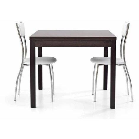 MOBILI 2G - TAVOLO APERTURA A LIBRO MORO WENGE Cm 90x90x76H Chiuso 3 MOBILI 2G - TAVOLO APERTURA A LIBRO MORO WENGE Cm 90x90x76H Chiuso