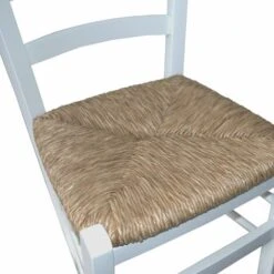 Sedia Paesana Paglia Anilina Bianco -Vendite HOMCOM || VIDAXL || Songmics 26695599 2