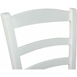 Sedia Paesana Paglia Anilina Bianco -Vendite HOMCOM || VIDAXL || Songmics 26695599 4