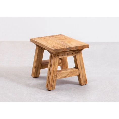 SKLUM Panca In Legno Riciclato Rieve 52 Cm 4 SKLUM Panca In Legno Riciclato Rieve 52 Cm - immagine 2