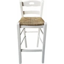 Sgabello Snack Seduta Paglia H67 Bianco 10 Sgabello Snack Seduta Paglia H67 Bianco -Vendite HOMCOM || VIDAXL || Songmics 26879729 4