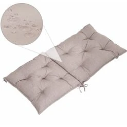 Cuscino Con Schienale Per Sedie Viscoelastico Detex Set Da 2 Cuscini Sedie Cuscino Imbottito Cuscini Da Esterno Antracite Grau Uni (de) -Vendite HOMCOM || VIDAXL || Songmics 27737127 3