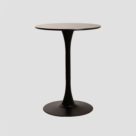 SKLUM Tavolo Da Pranzo Rotondo In MDF E Metallo In Stile Tuhl Nero Ø60 Cm 3 SKLUM Tavolo Da Pranzo Rotondo In MDF E Metallo In Stile Tuhl Nero Ø60 Cm