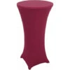 Tavolo Bistro Bar M28 Alluminio 60x60x70/110cm Con Copritavolo Elasticizzato Bordeaux -Vendite HOMCOM || VIDAXL || Songmics 29447945 1