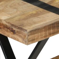 Tavolo Da Pranzo 120x60x76 Cm In Legno Di Mango Grezzo VidaXL -Vendite HOMCOM || VIDAXL || Songmics 30197957 5