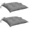 Cuscini Per Sedia 2 Pz Grigi 40x40x7 Cm In Tessuto Oxford VidaXL -Vendite HOMCOM || VIDAXL || Songmics 30790075 1